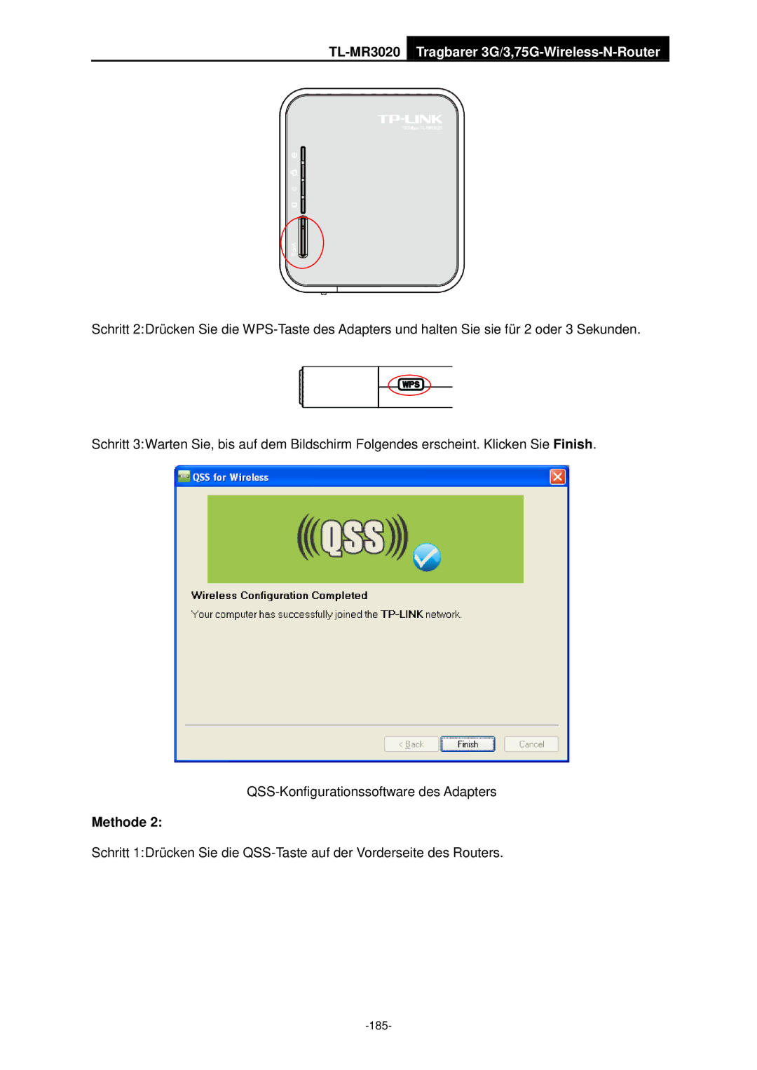 TP-Link TL-MR3020 manual 185 