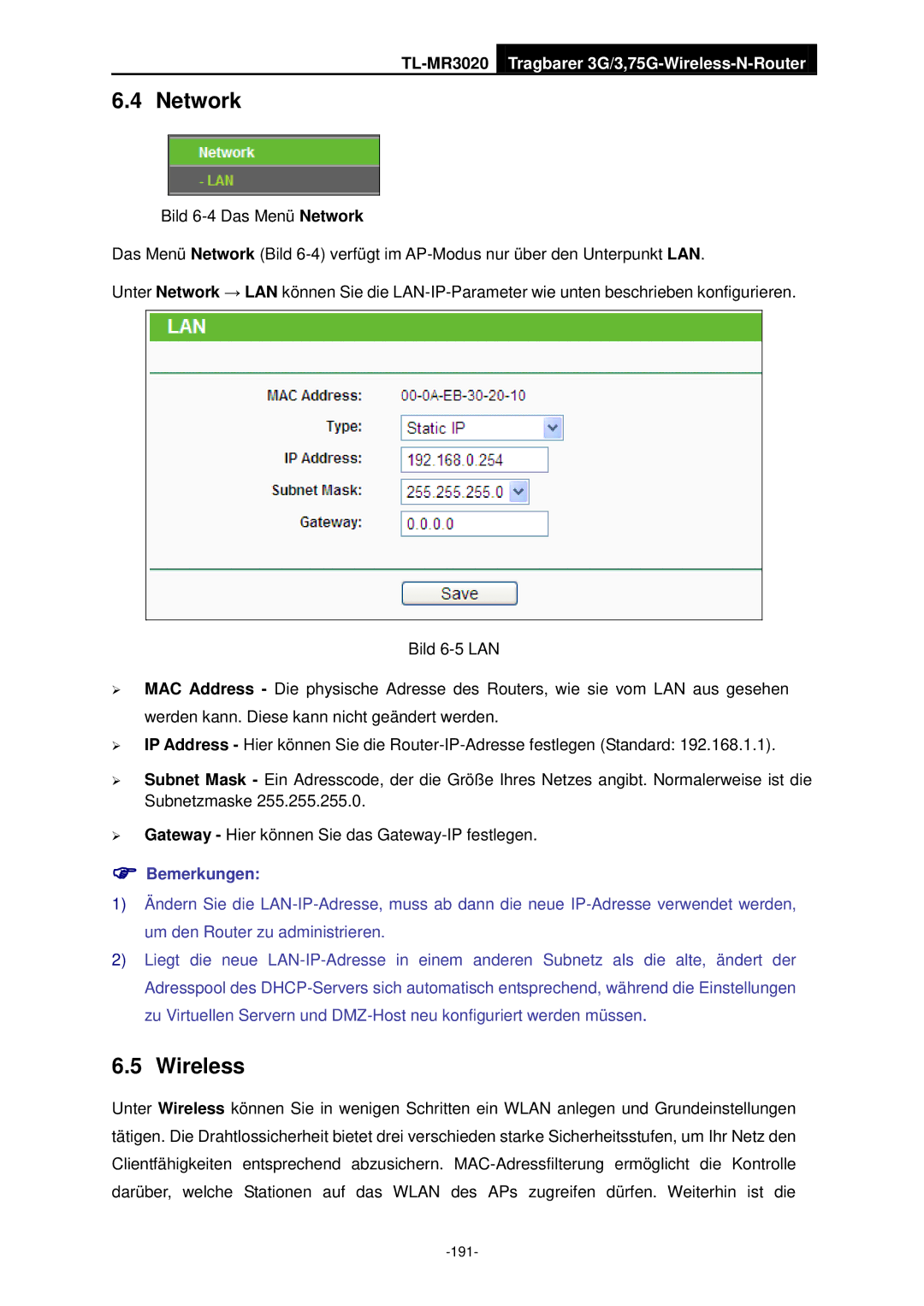 TP-Link TL-MR3020 manual 191 