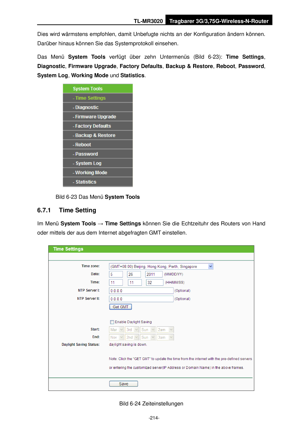 TP-Link TL-MR3020 manual 214 