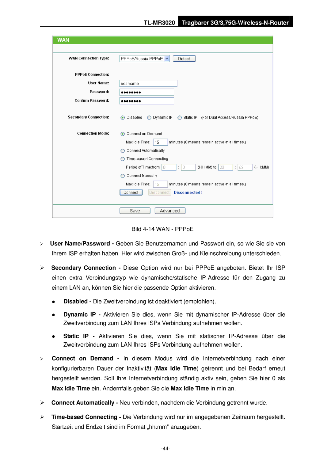 TP-Link manual TL-MR3020 Tragbarer 3G/3,75G-Wireless-N-Router 