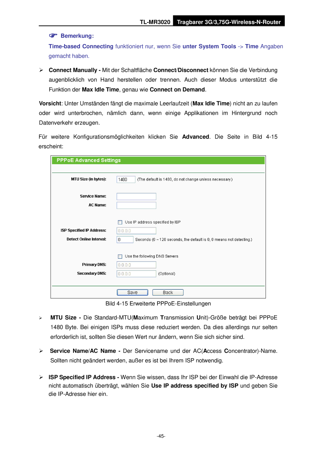 TP-Link TL-MR3020 manual Gemacht haben 