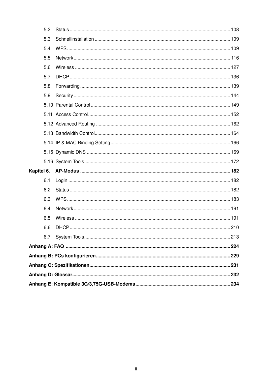 TP-Link TL-MR3020 manual 182, 224, 229, 231, 232, 234 