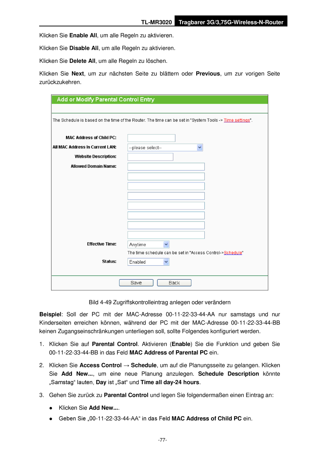 TP-Link manual TL-MR3020 Tragbarer 3G/3,75G-Wireless-N-Router 