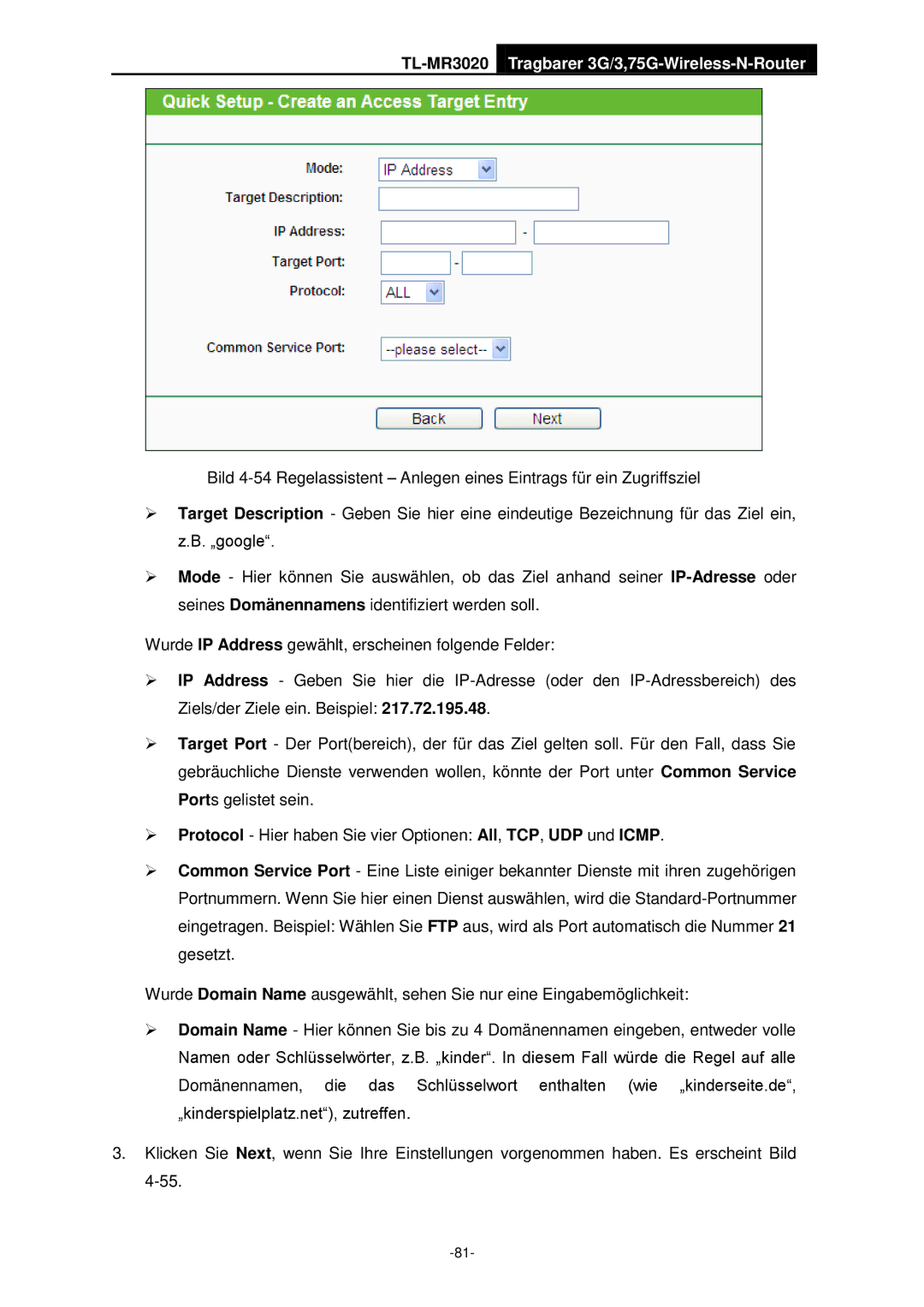 TP-Link manual TL-MR3020 Tragbarer 3G/3,75G-Wireless-N-Router 