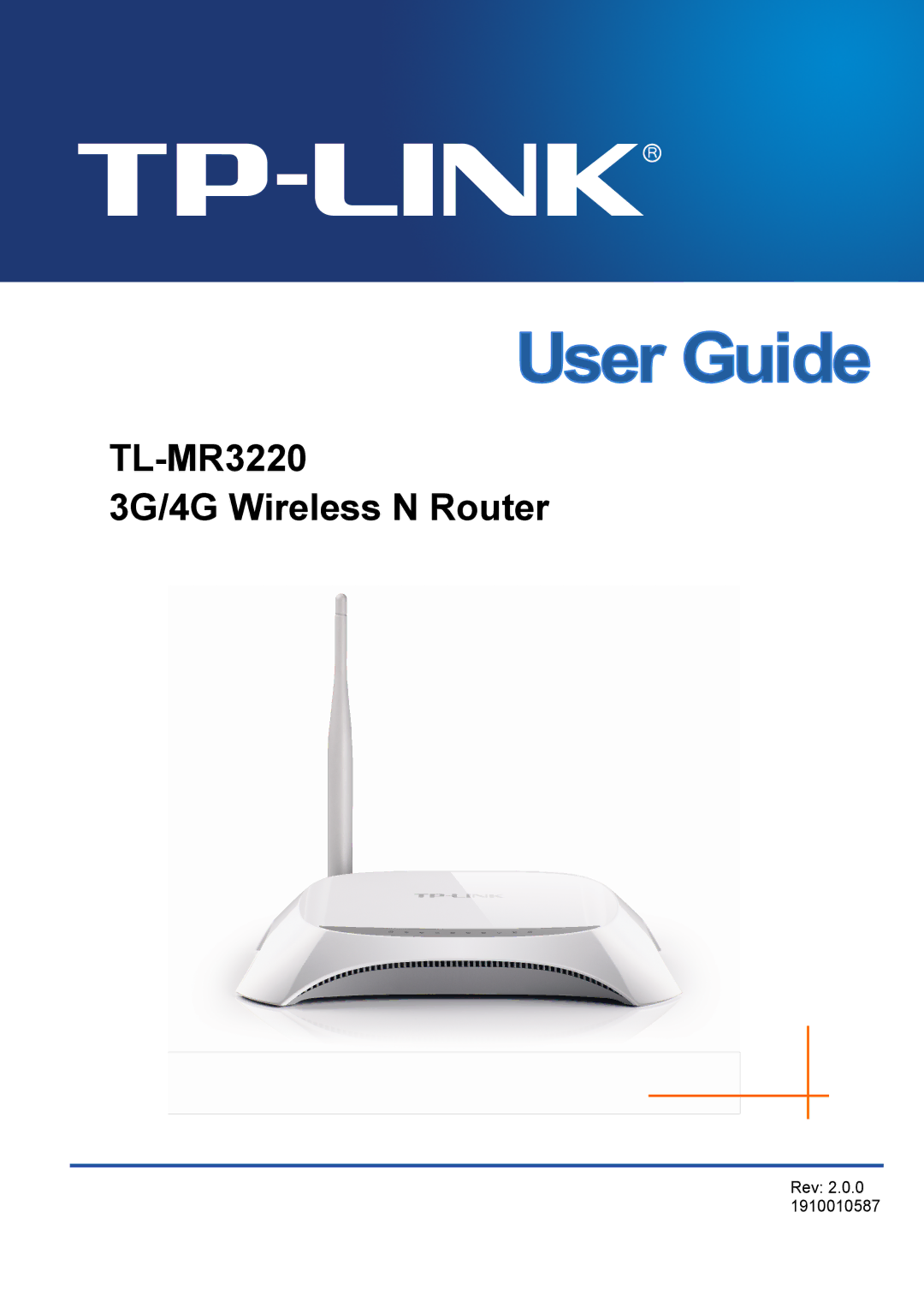 TP-Link manual TL-MR3220 3G/4G Wireless N Router 