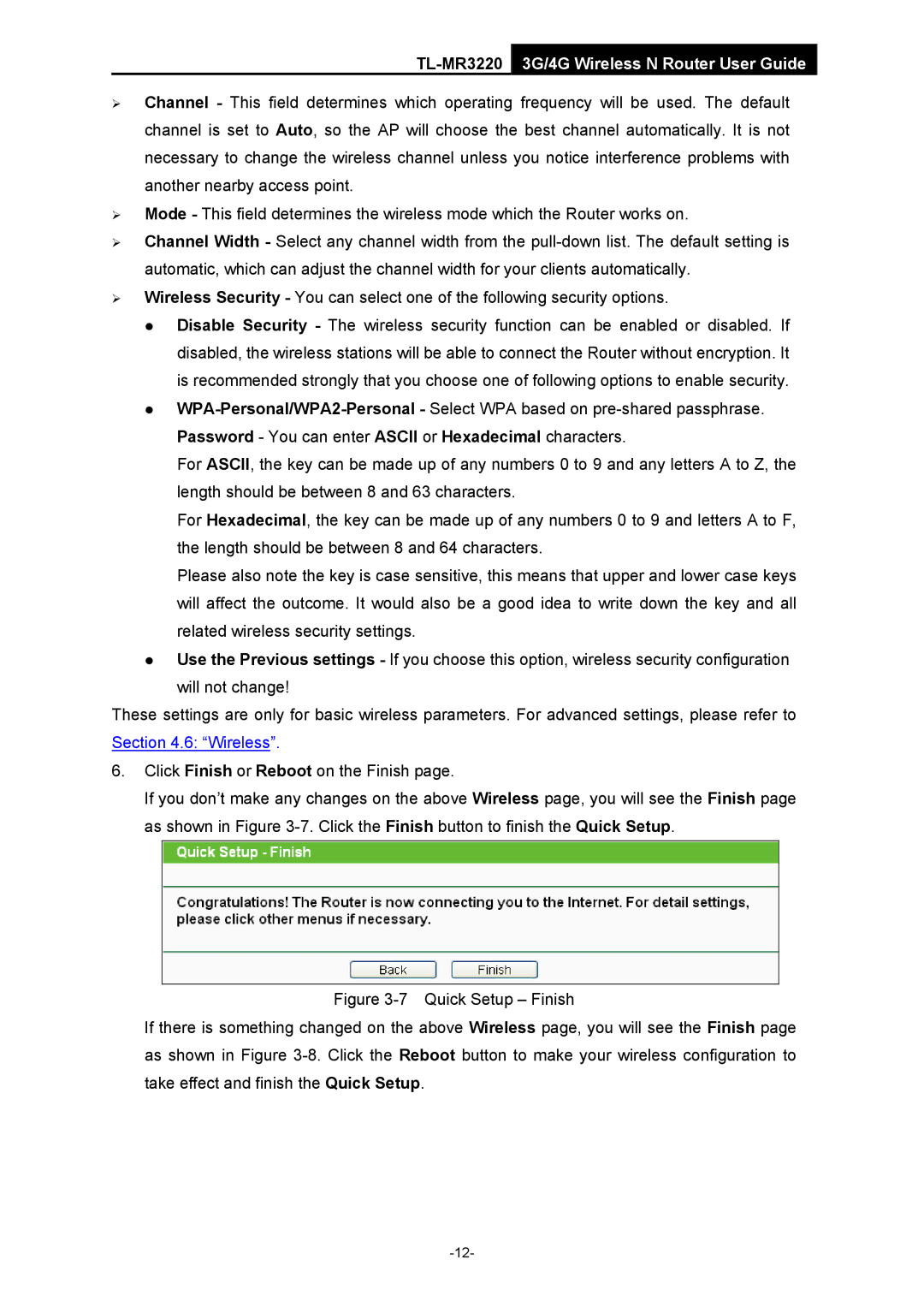 TP-Link manual TL-MR32203G/4G Wireless N Router User Guide 