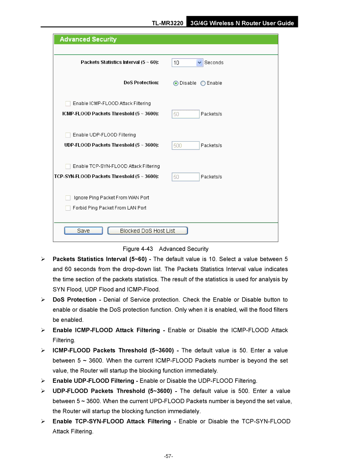 TP-Link manual TL-MR32203G/4G Wireless N Router User Guide 