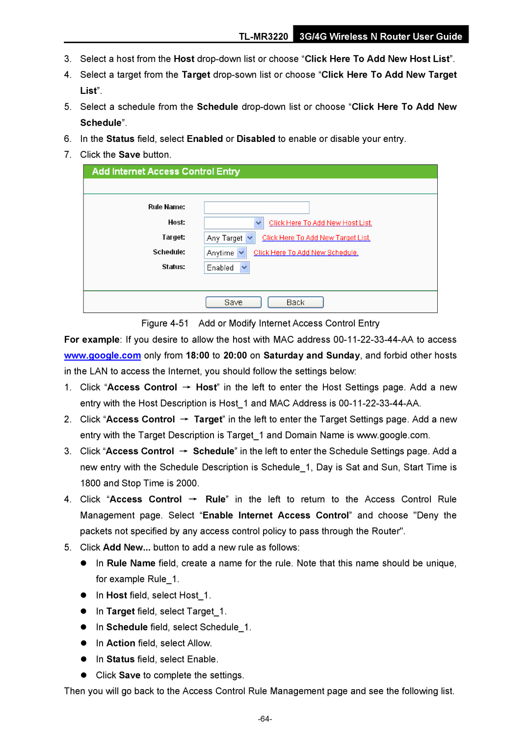 TP-Link manual TL-MR32203G/4G Wireless N Router User Guide 