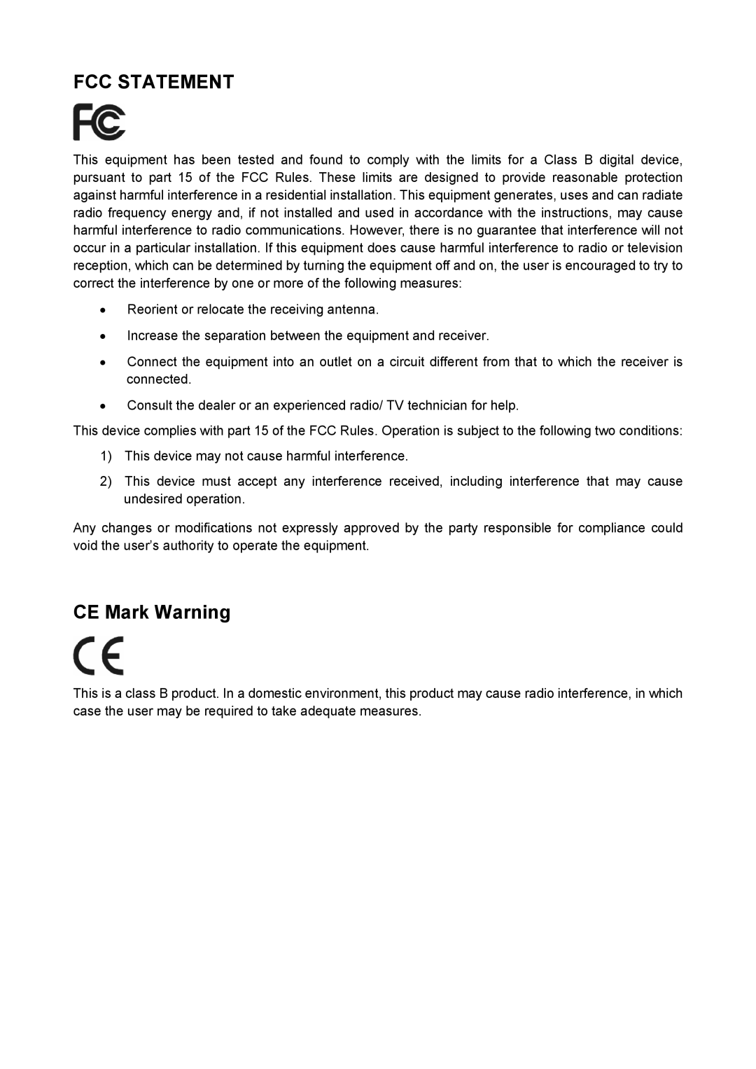 TP-Link TL-PA250 manual FCC Statement 