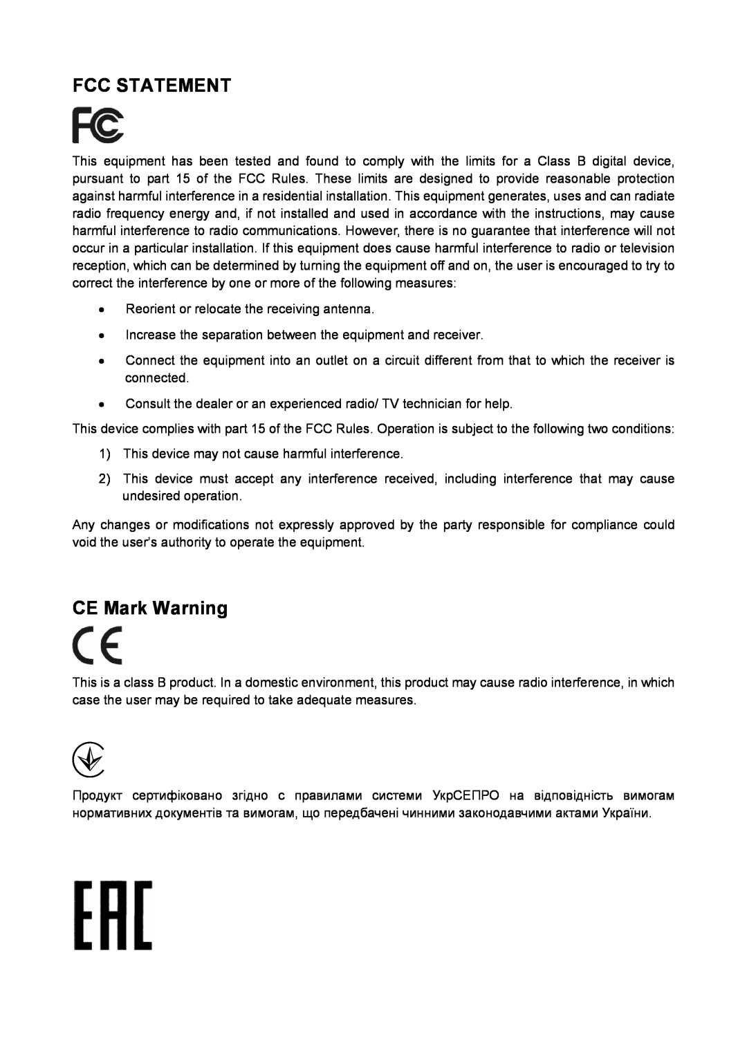 TP-Link TL-PA4020P manual Fcc Statement, CE Mark Warning 