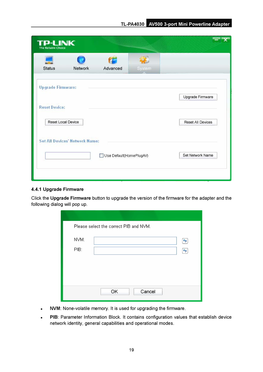 TP-Link TL-PA4030 manual Upgrade Firmware 