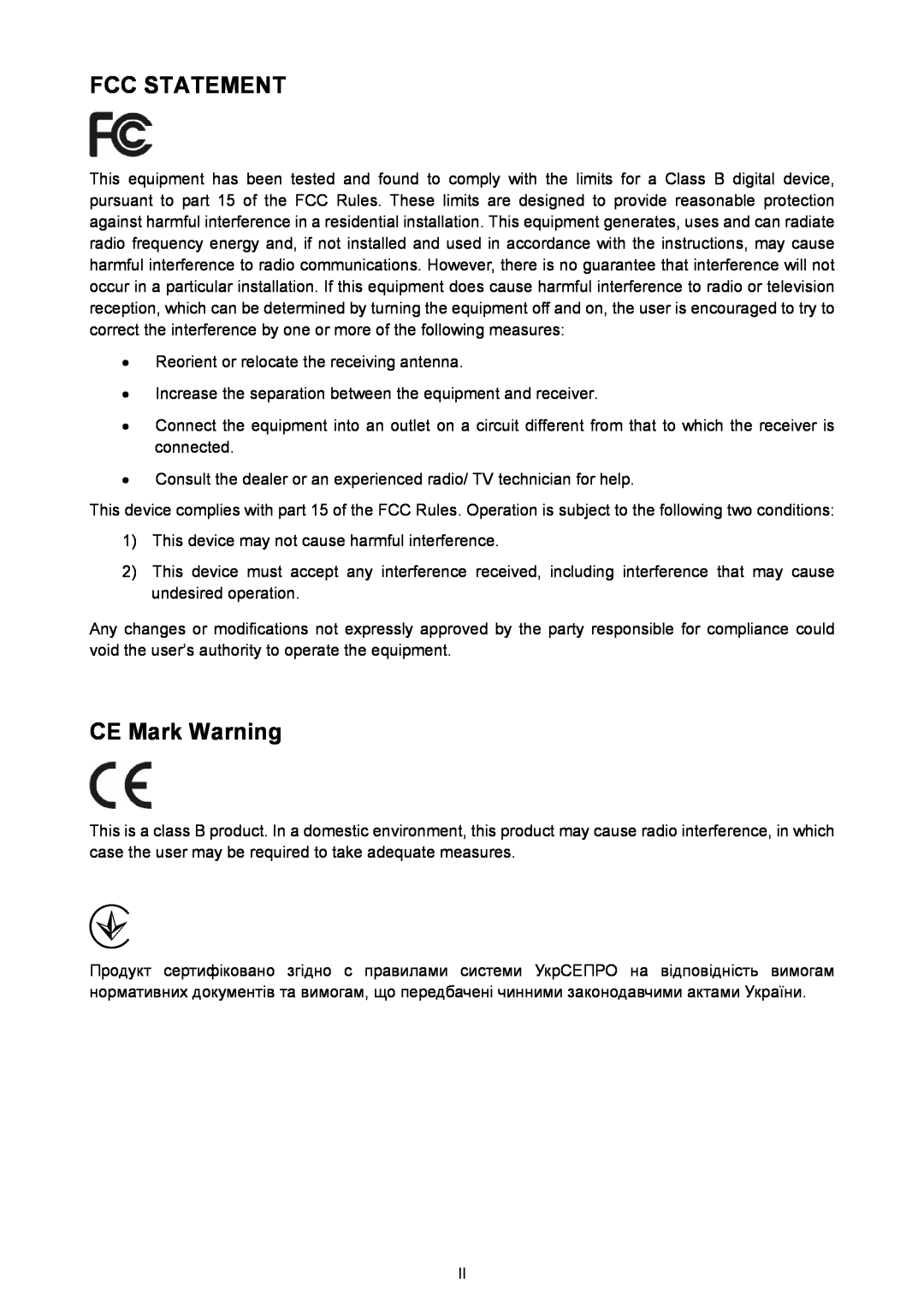 TP-Link TL-PA411 manual Fcc Statement, CE Mark Warning 