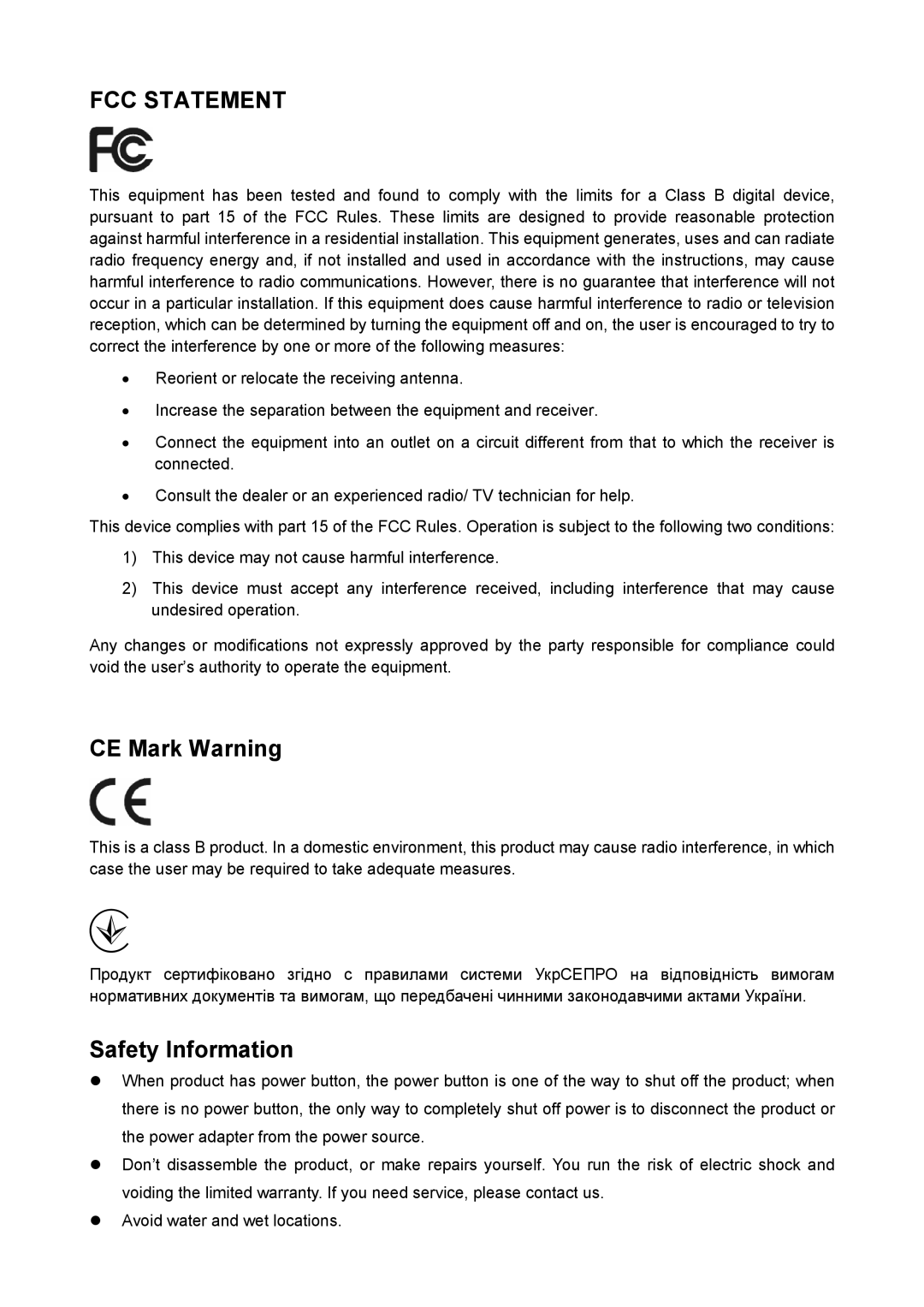 TP-Link TL-PA6010 manual FCC Statement 