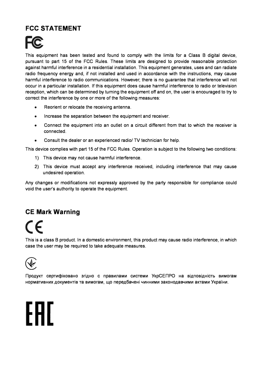 TP-Link TL-PA6030 manual Fcc Statement, CE Mark Warning 