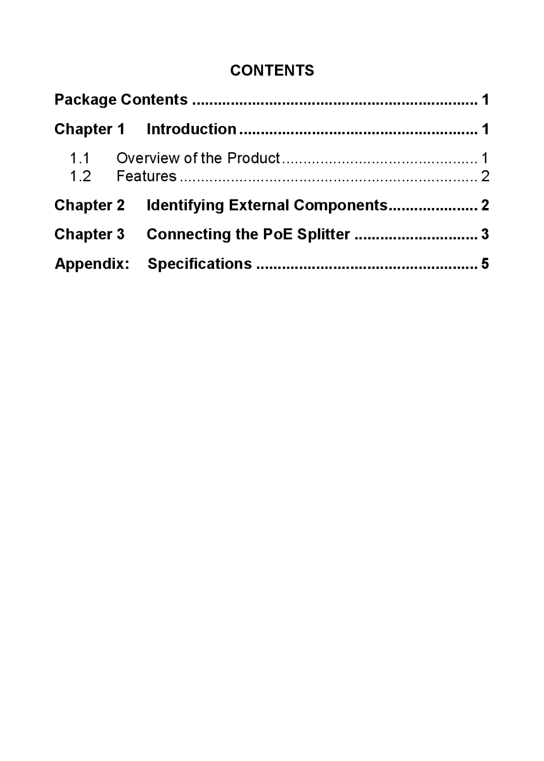 TP-Link TL-POE10R manual Contents 