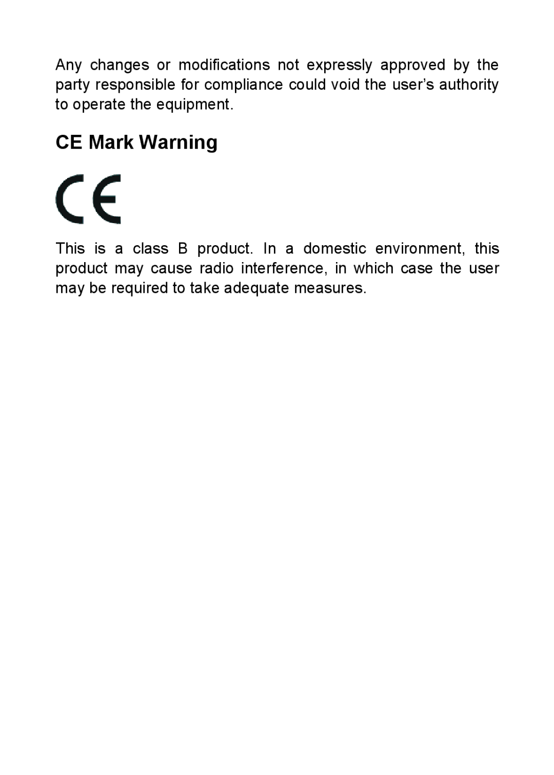 TP-Link TL-POE150S manual CE Mark Warning 