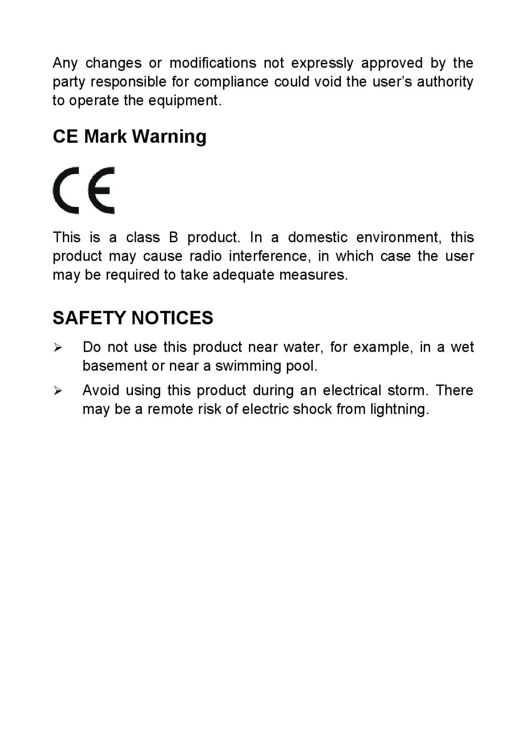 TP-Link TL-POE200 manual CE Mark Warning, Safety Notices 