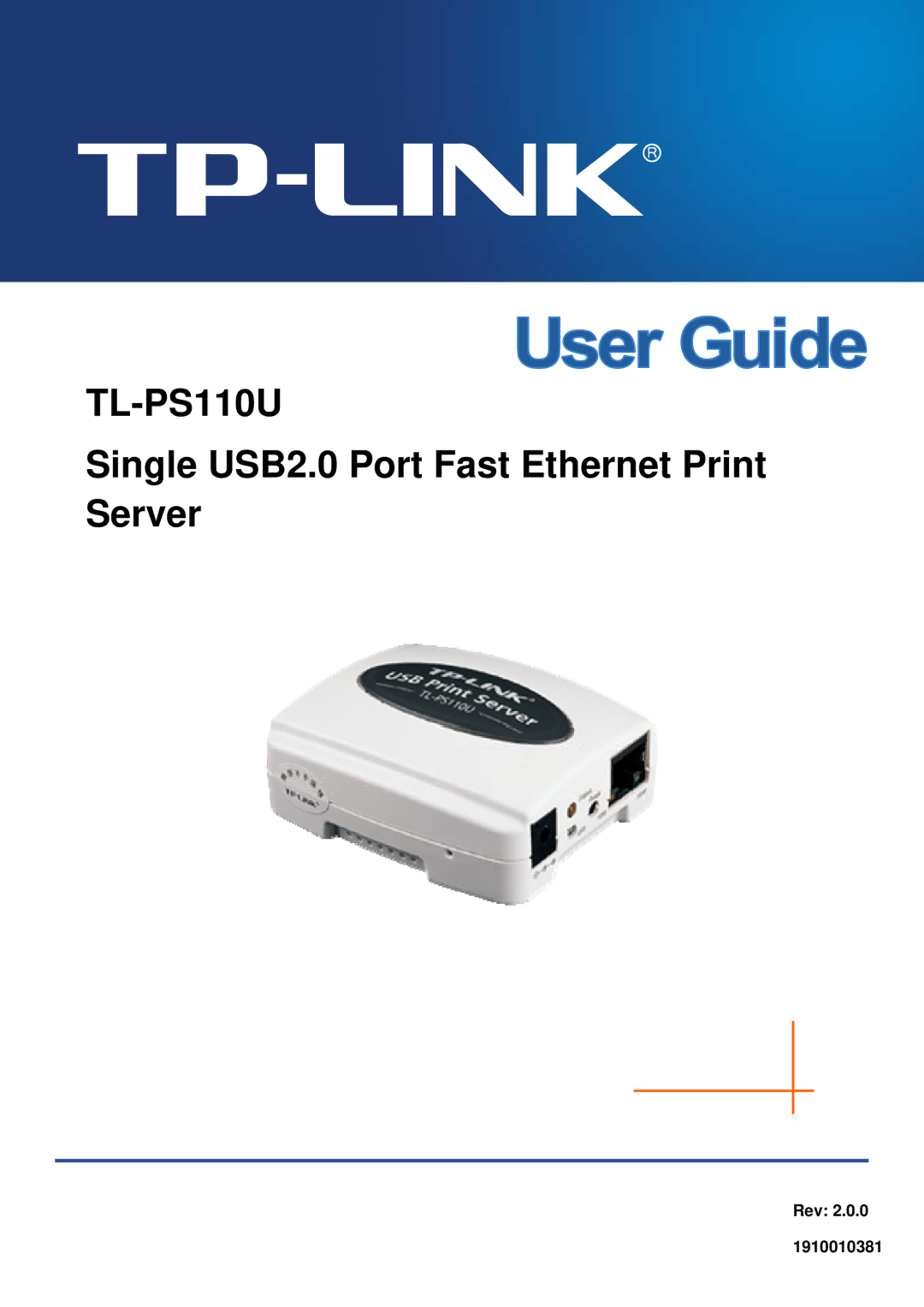 TP-Link TL-PS110U manual 