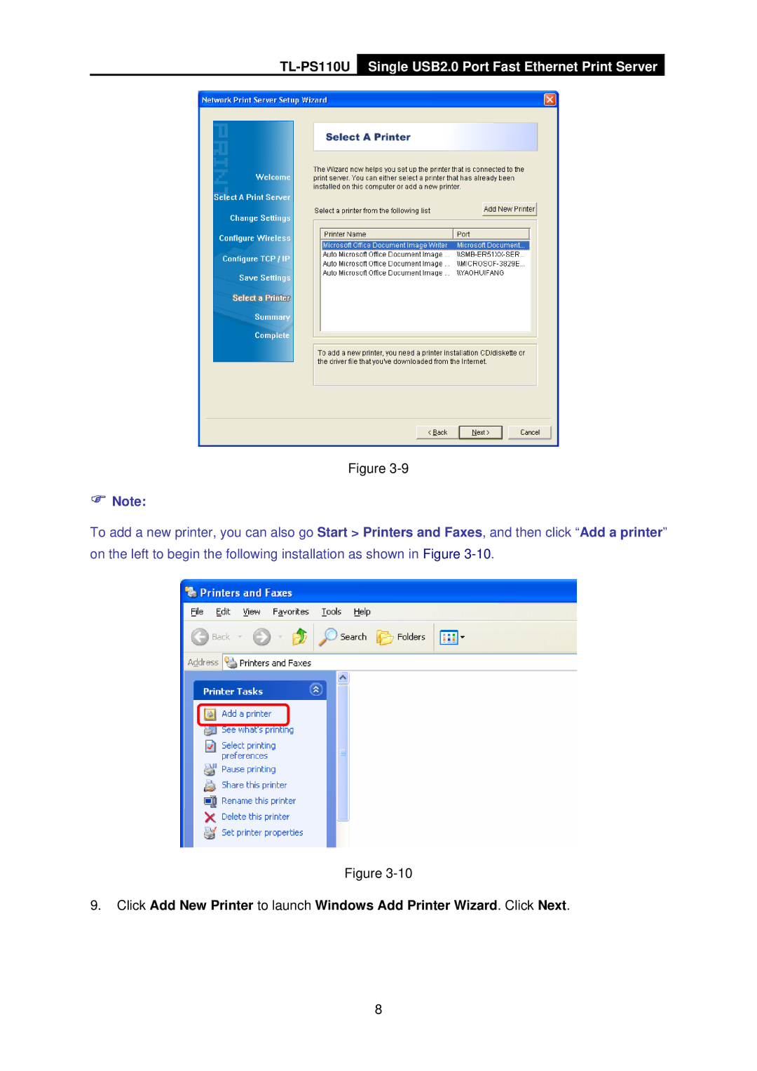 TP-Link TL-PS110U manual 