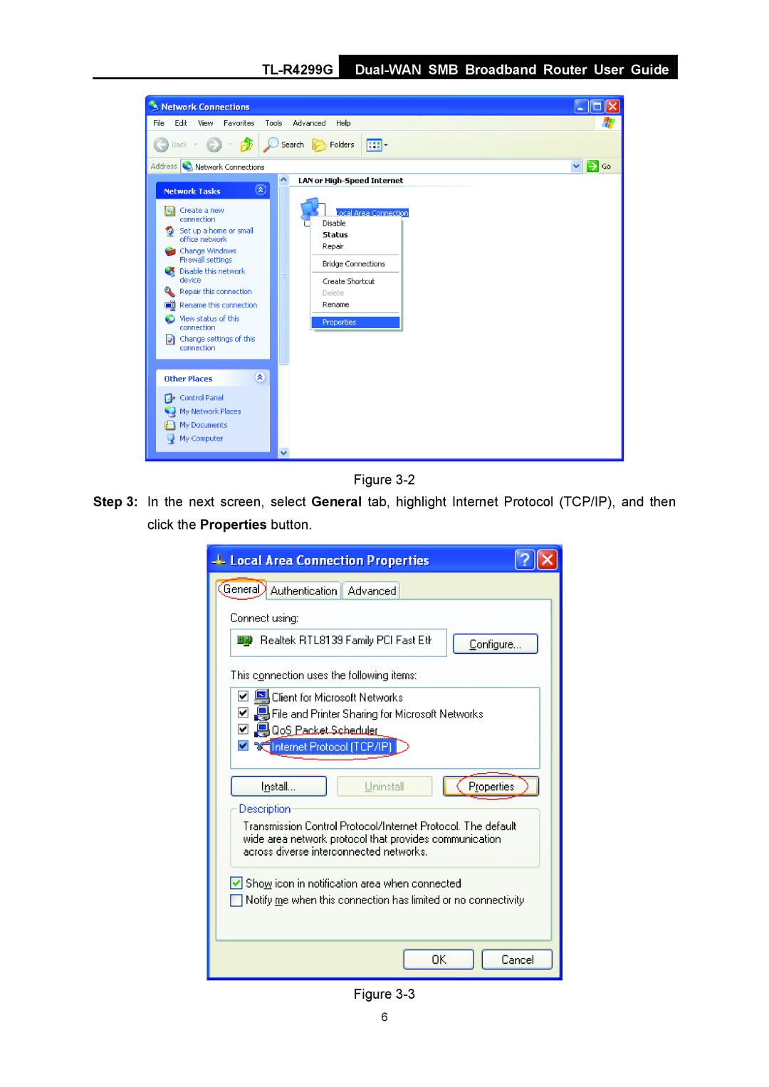 TP-Link TL-R4299G manual Dual-WAN SMB Broadband Router User Guide 