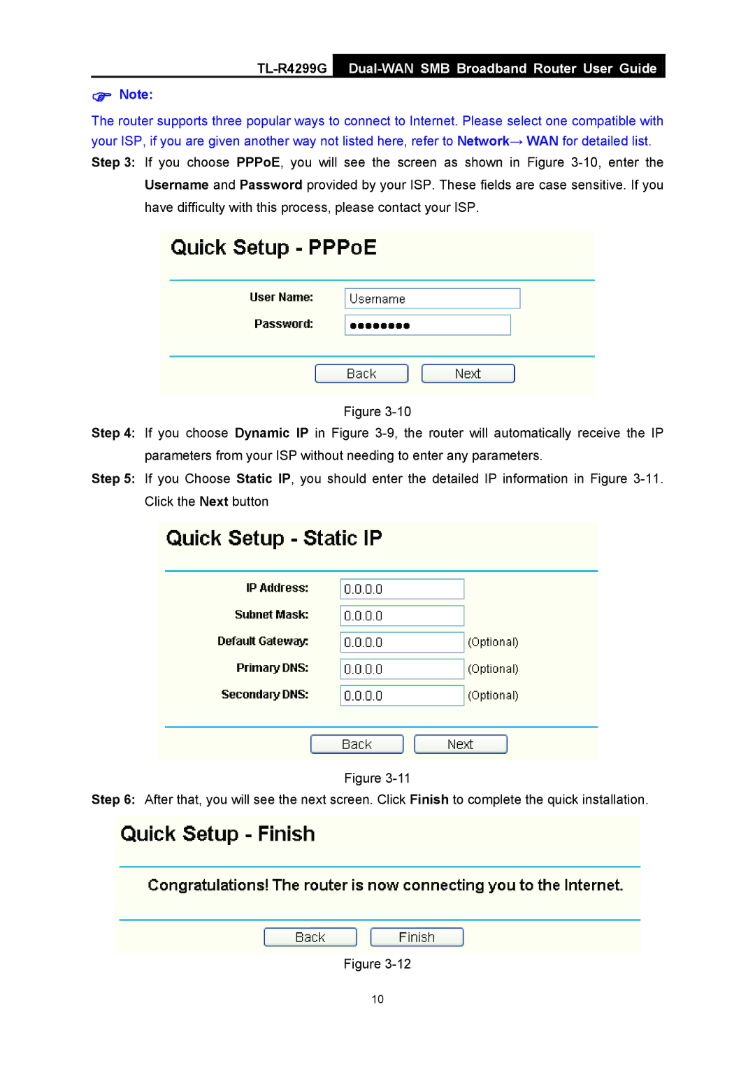 TP-Link manual TL-R4299GDual-WAN SMB Broadband Router User Guide 