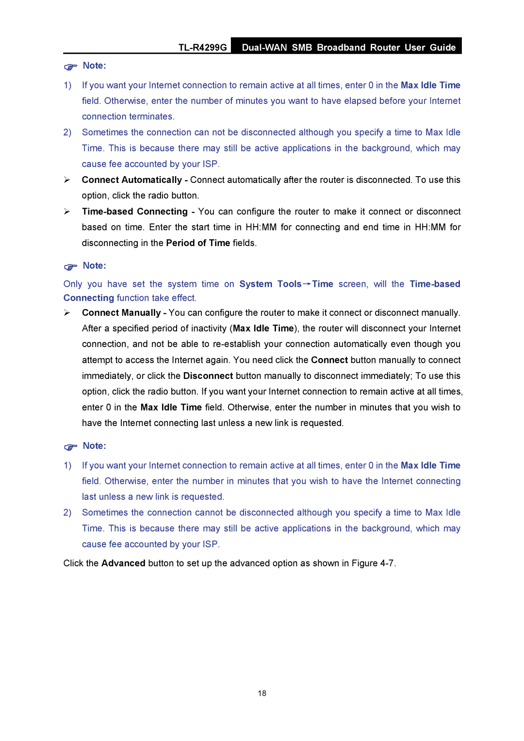 TP-Link manual TL-R4299GDual-WAN SMB Broadband Router User Guide 