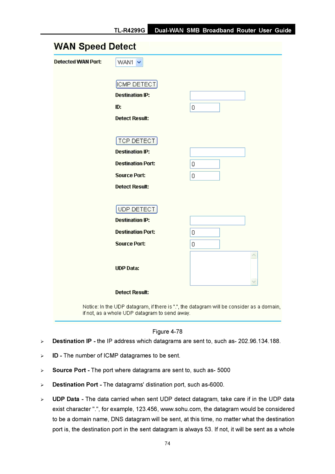 TP-Link TL-R4299G manual Dual-WAN SMB Broadband Router User Guide 