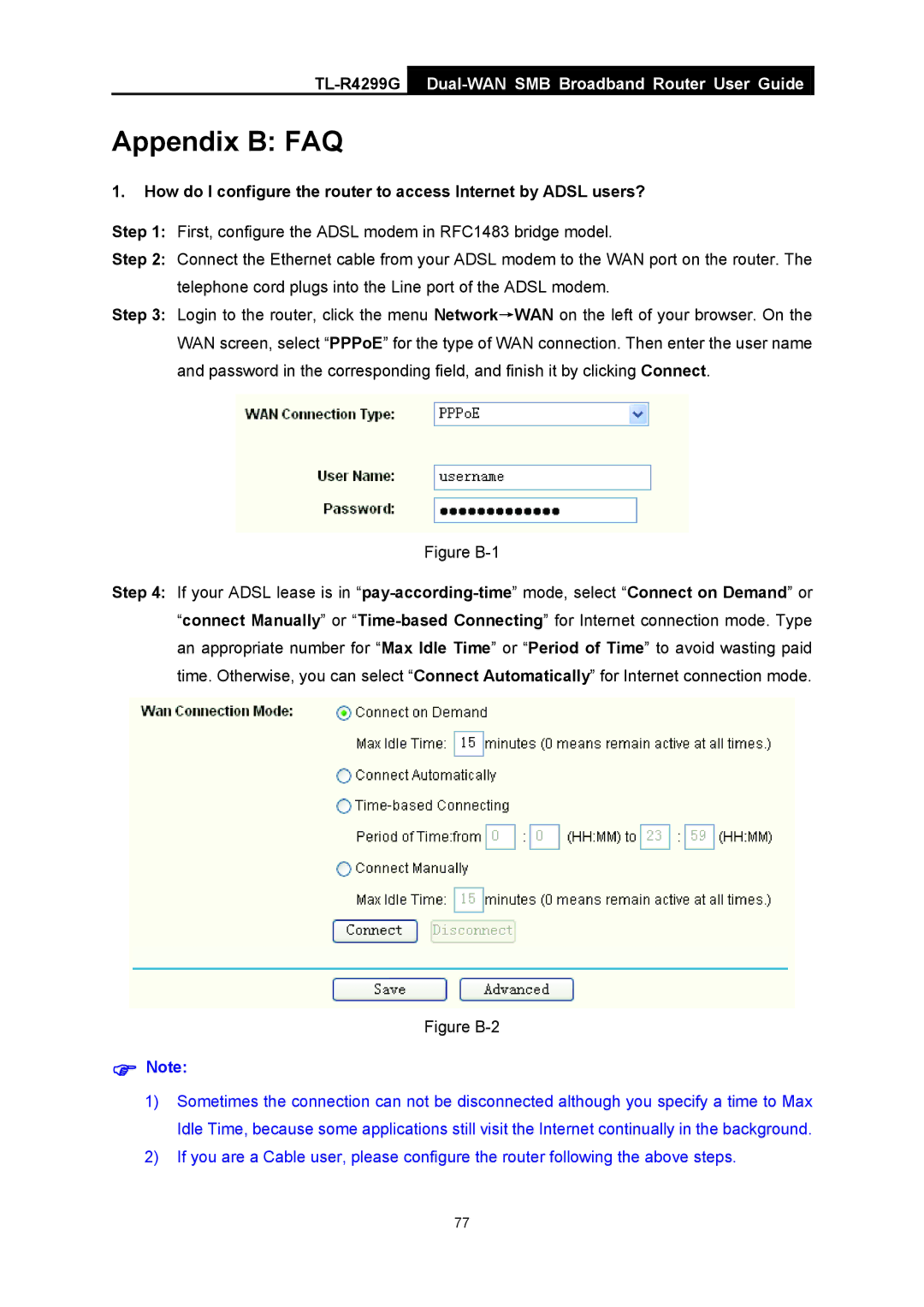 TP-Link TL-R4299G manual Appendix B FAQ 