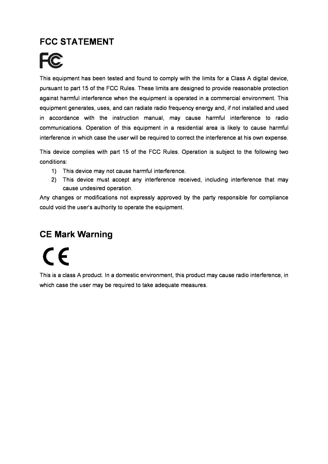 TP-Link TL-R480T+ manual Fcc Statement, CE Mark Warning 