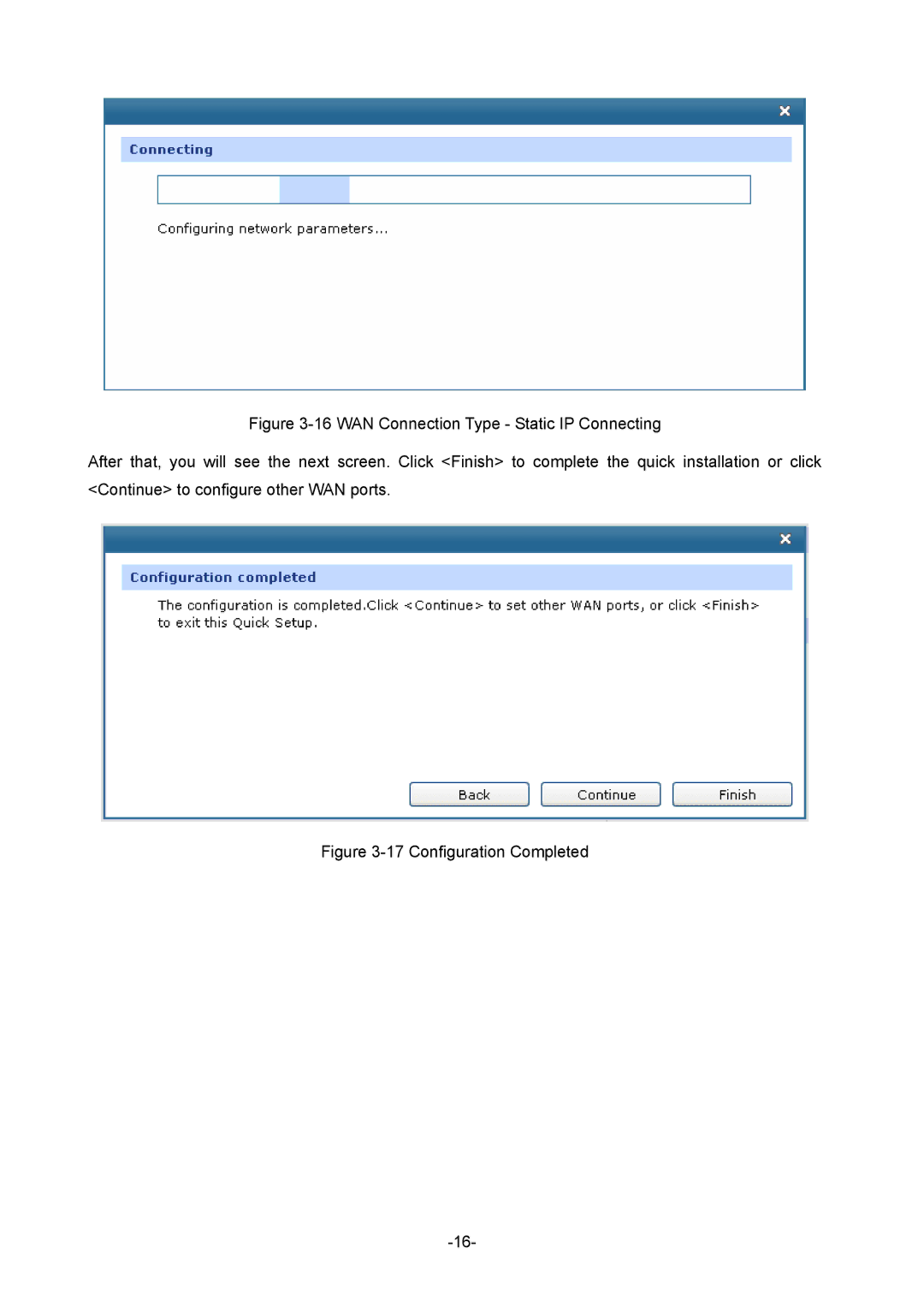 TP-Link TL-R480T+ manual Configuration Completed 