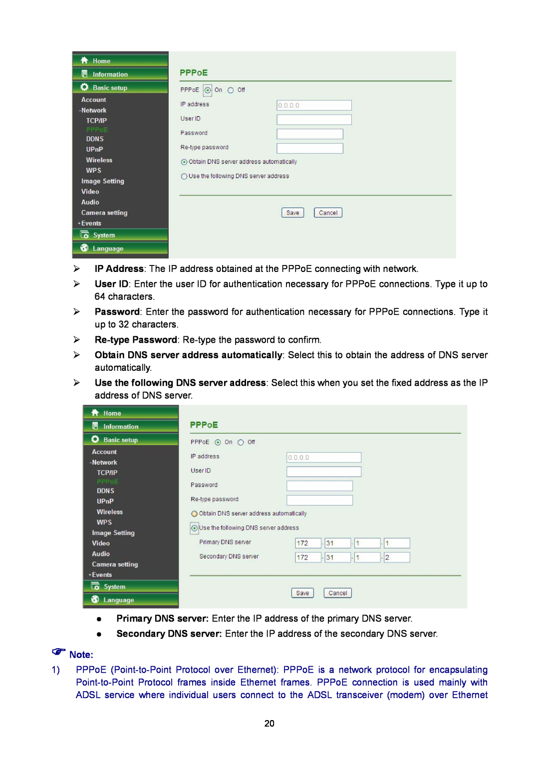 TP-Link TL-SC2020N manual Re-typePassword Re-typethe password to confirm 