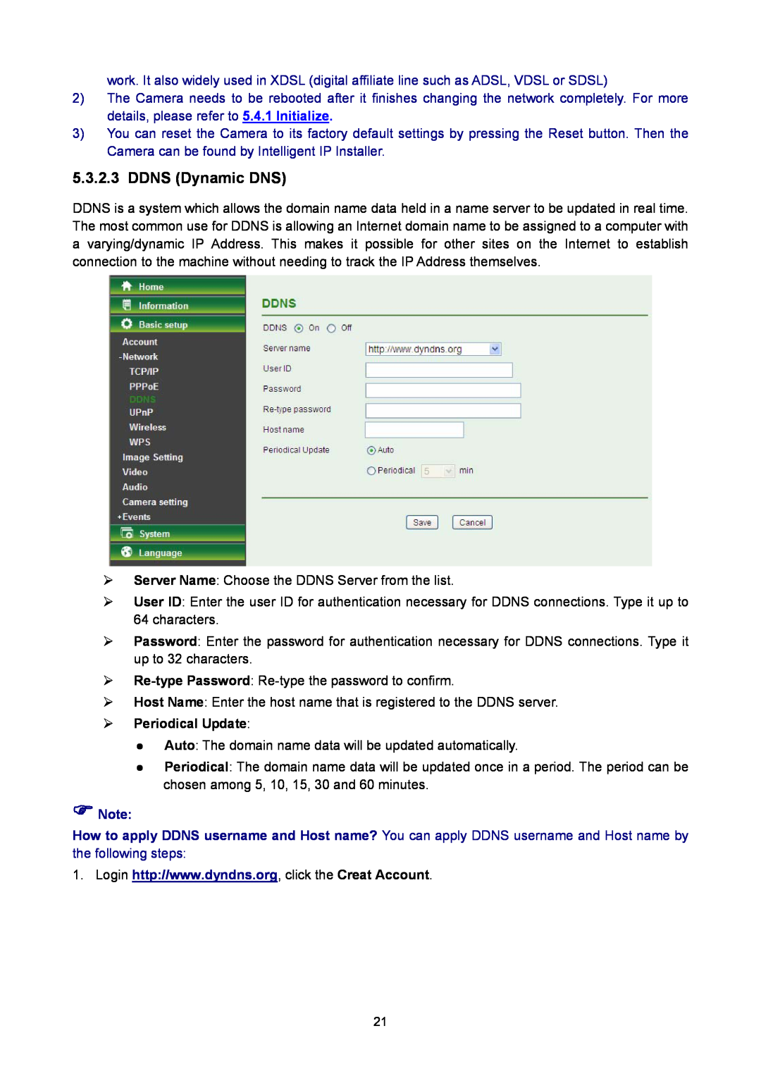 TP-Link TL-SC2020N manual 5.3.2.3DDNS Dynamic DNS, Periodical Update 