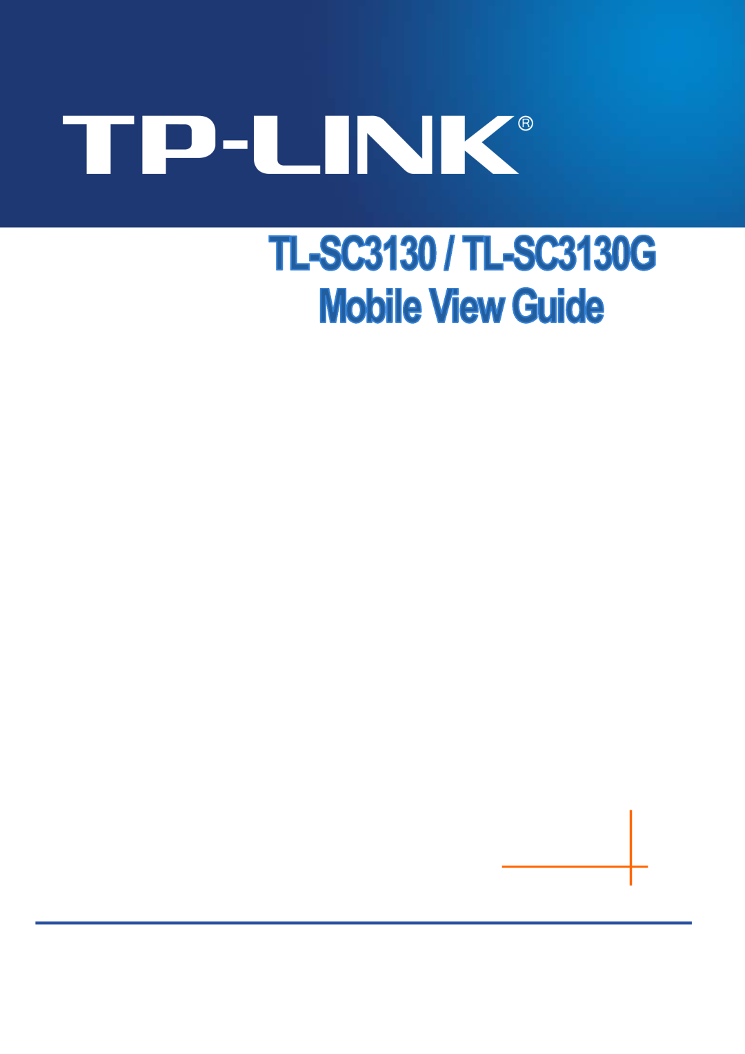 TP-Link TL-SC3130G manual 