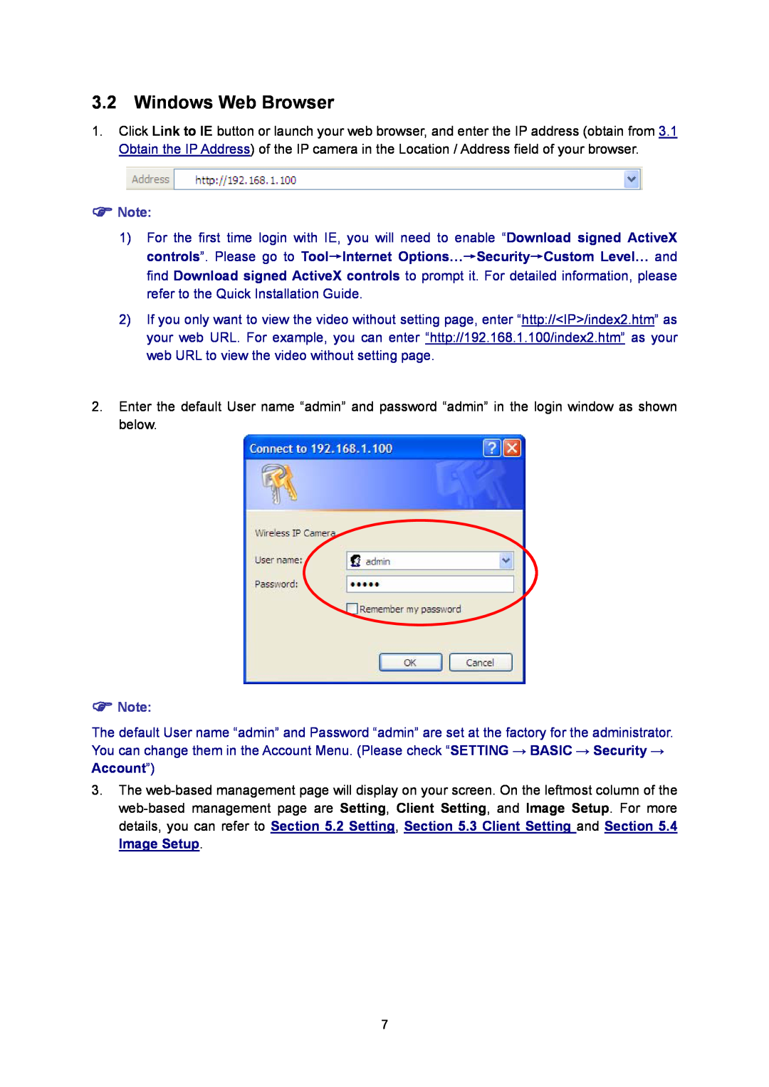 TP-Link TL-SC3130G manual Windows Web Browser 