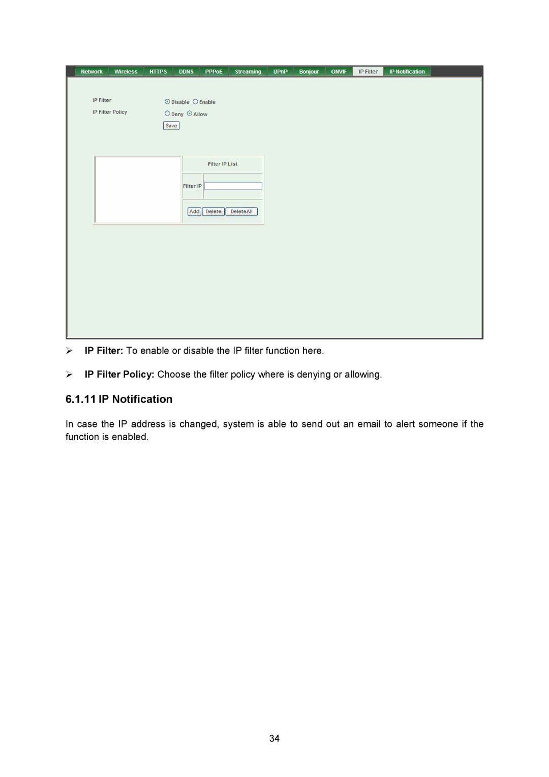 TP-Link TL-SC3230N, TL-SC323ON manual IP Notification 