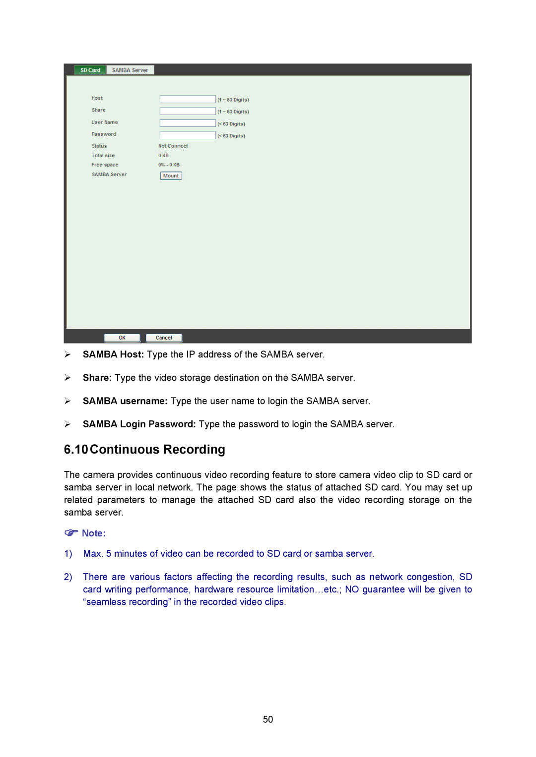 TP-Link TL-SC3230N, TL-SC323ON manual 10Continuous Recording 