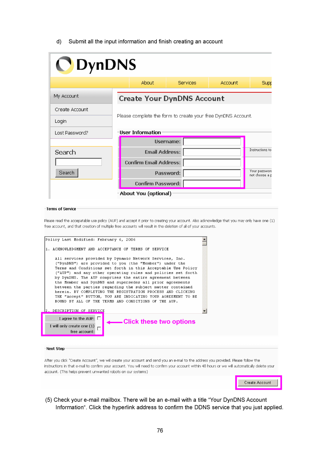 TP-Link TL-SC3230N, TL-SC323ON manual Click these two options 