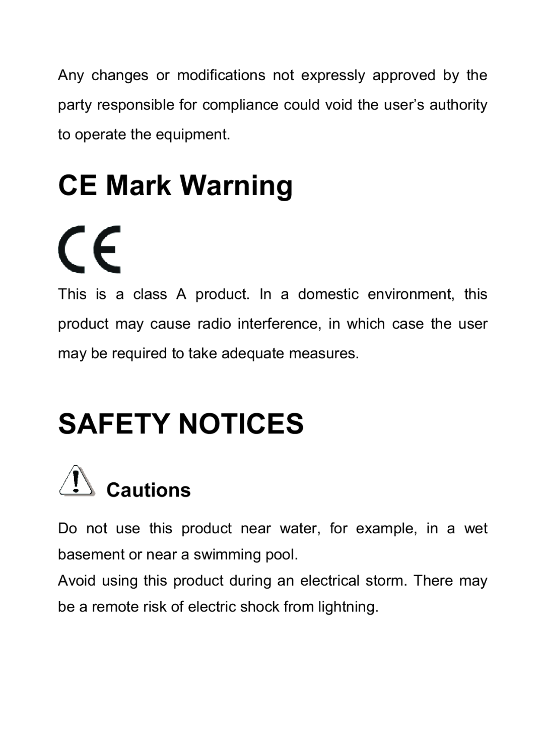 TP-Link TL-SG1008P manual CE Mark Warning, Safety Notices, Cautions 