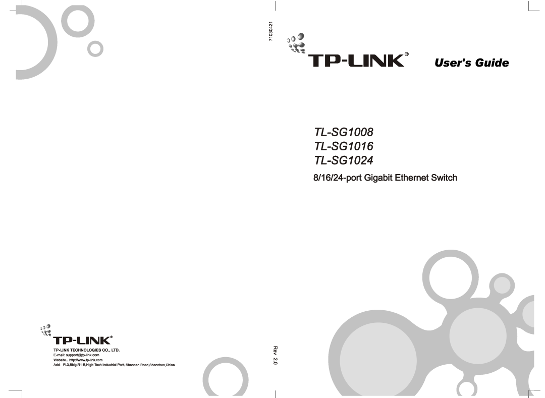 TP-Link manual Users Guide, TL-SG1008 TL-SG1016 TL-SG1024, µ Ö÷ ½Æ µâ Æ÷ ÷, 8/16/24-port Gigabit Ethernet Switch 