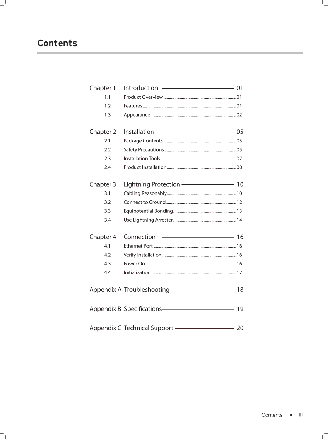 TP-Link tl-sg1048, TL-SG1016D, TL-SG1008, TL-SG1024D manual Contents 