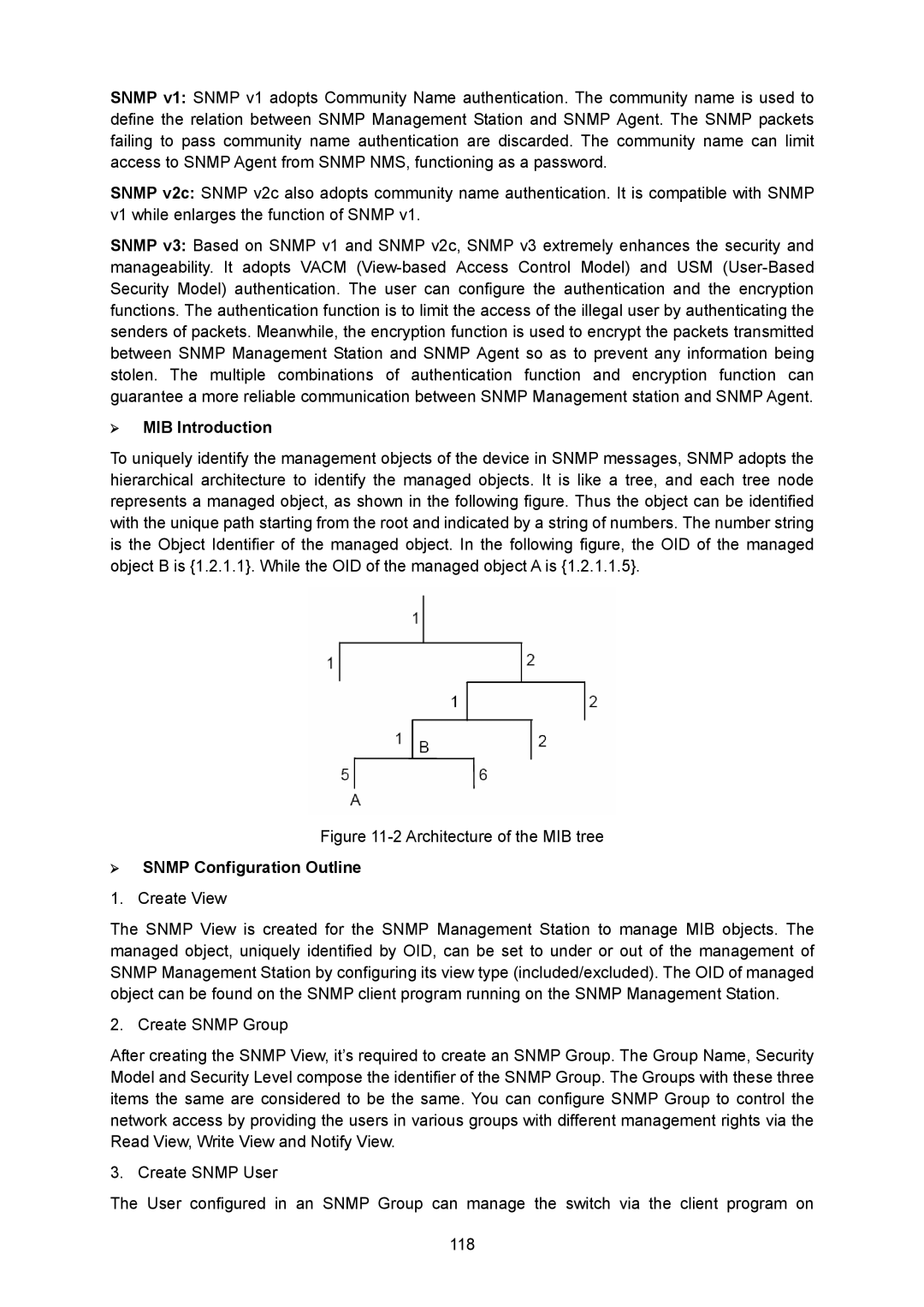 TP-Link TL-SG2008 manual ¾ MIB Introduction, ¾ Snmp Configuration Outline 