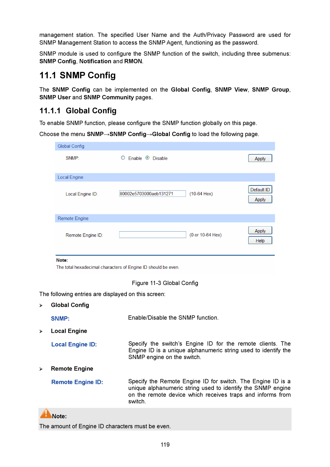 TP-Link TL-SG2008 manual Snmp Config, Notification and Rmon 