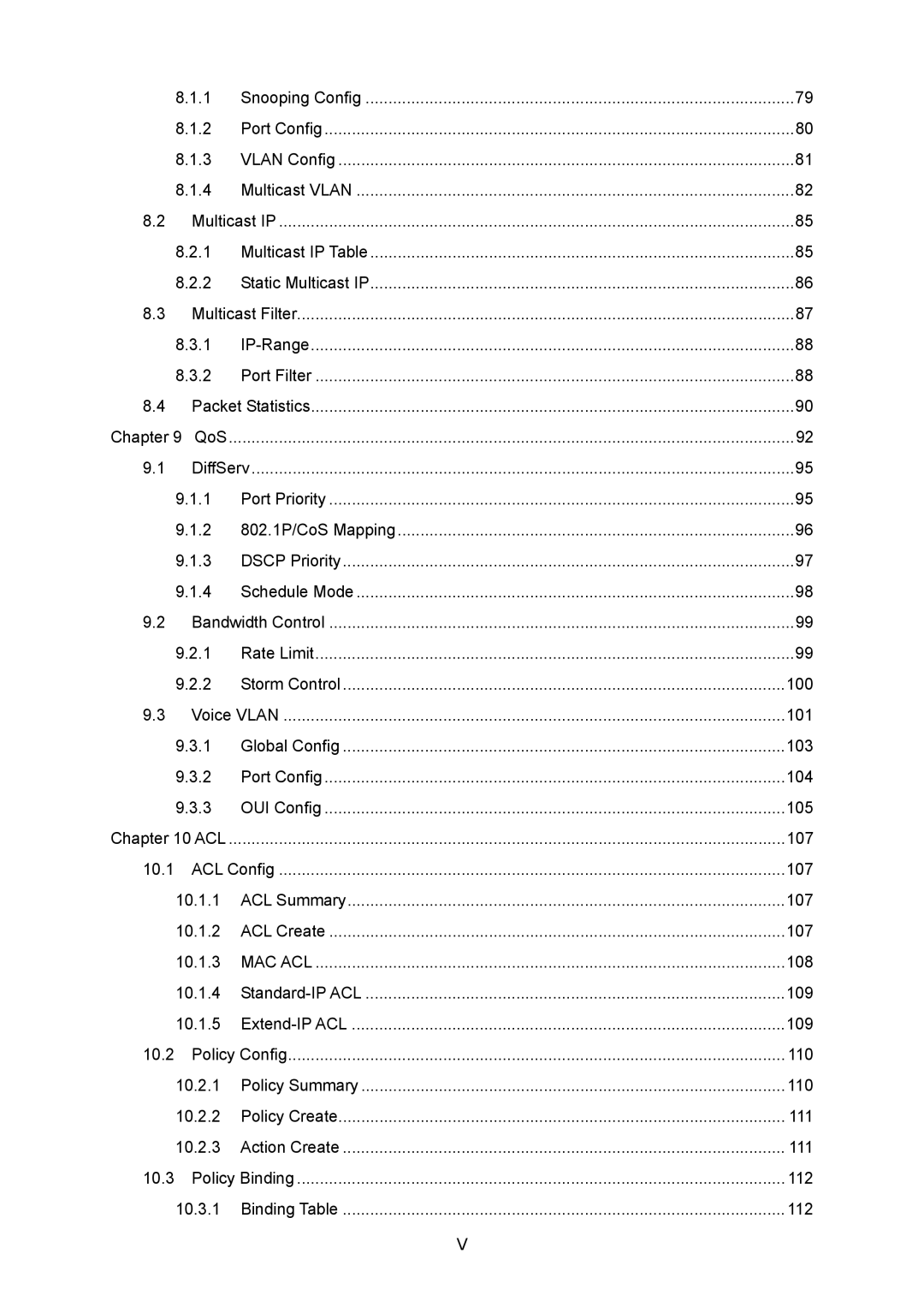 TP-Link TL-SG2008 manual 100 