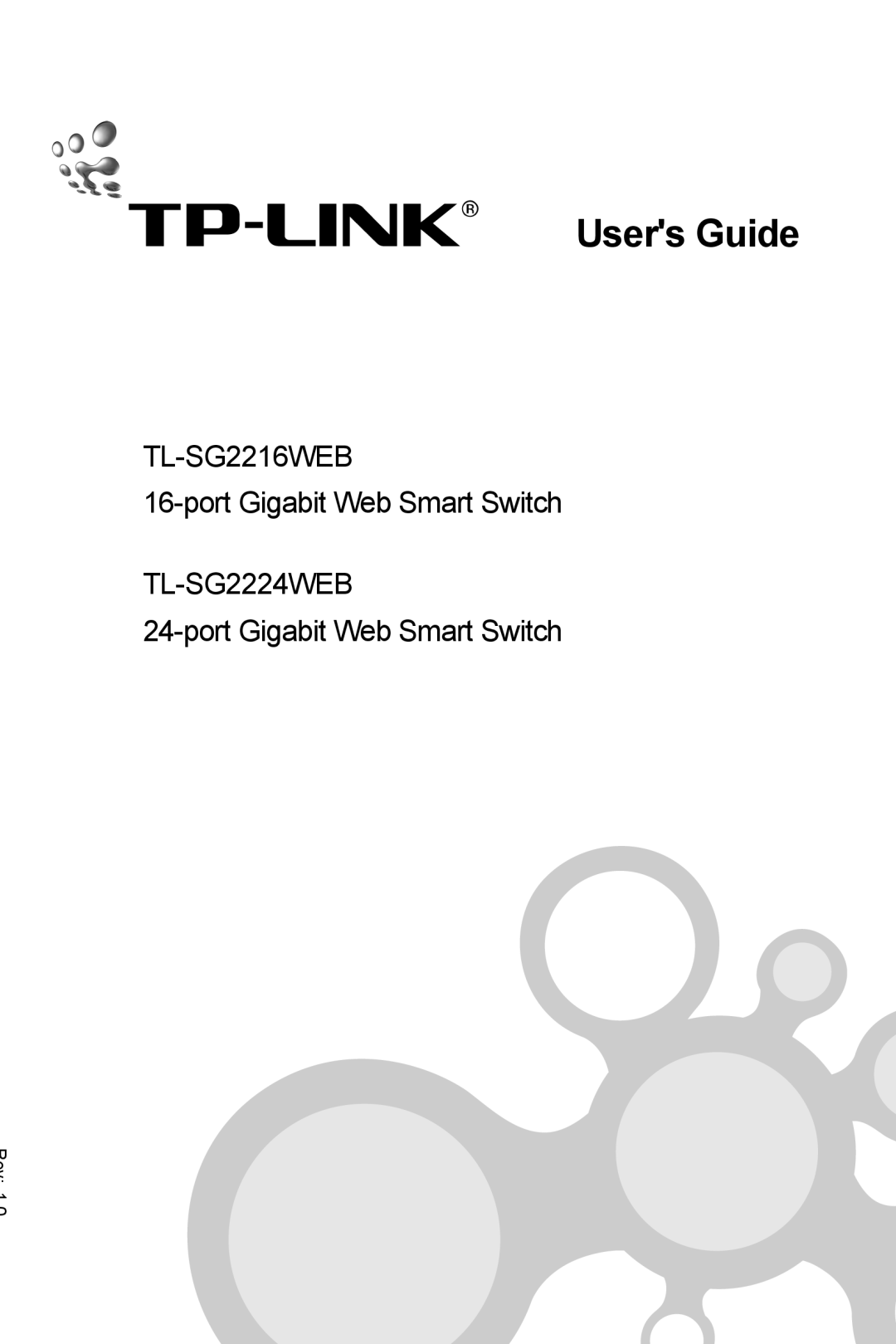 TP-Link TL-SG2224WEB, TL-SG2216WEB manual Users Guide 