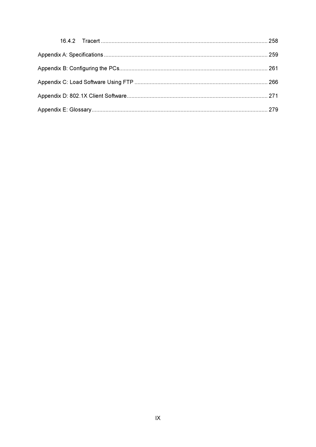 TP-Link TL-SG3424P manual Tracert 258 