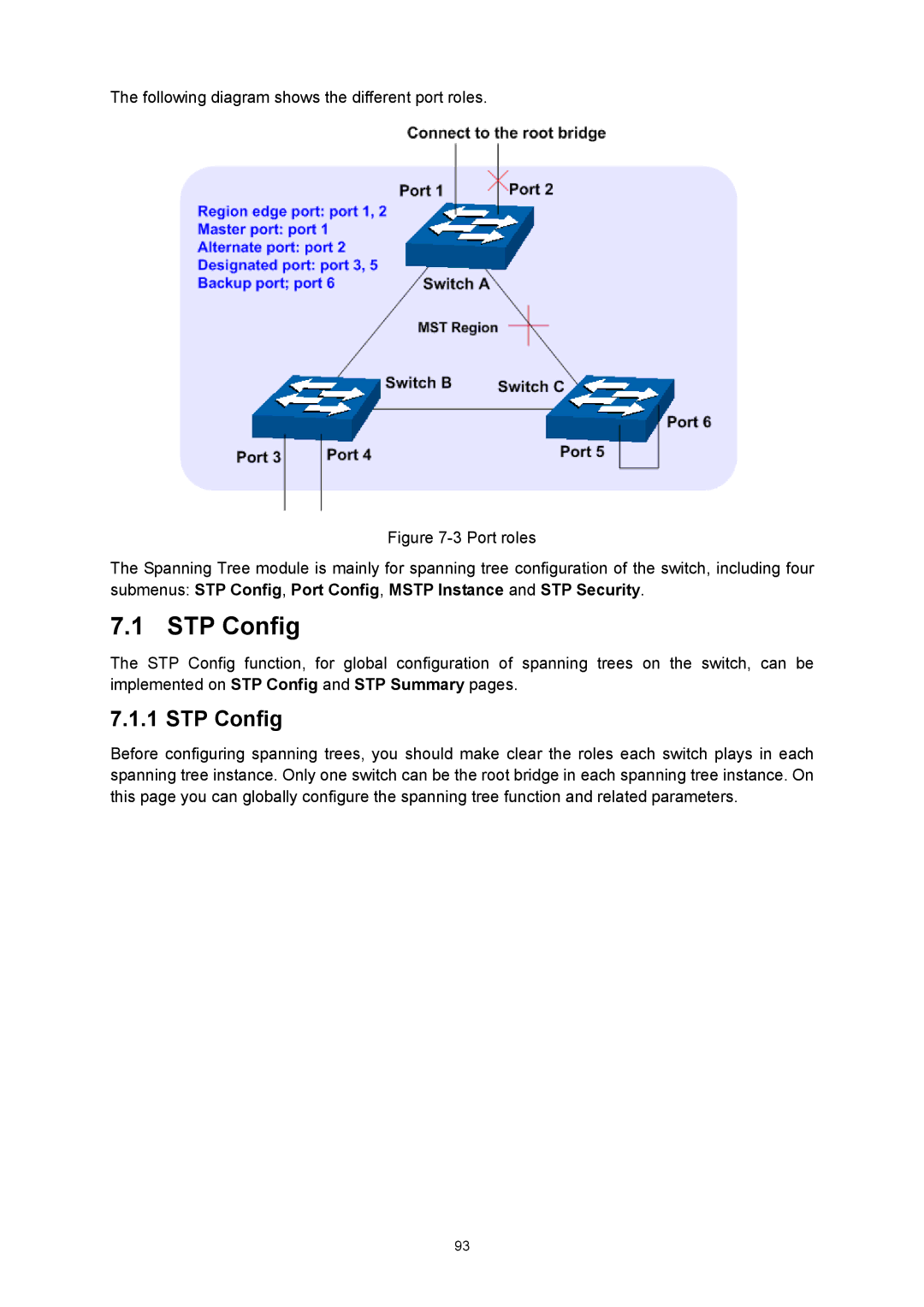 TP-Link TL-SG3424P manual STP Config 