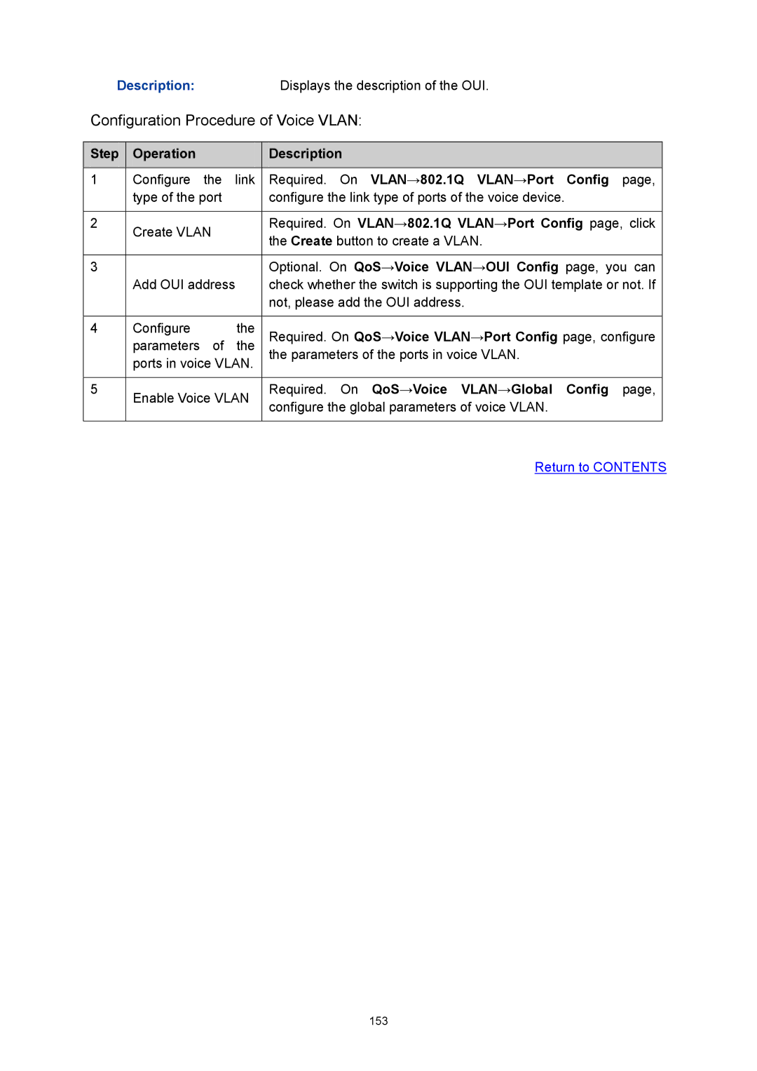 TP-Link TL-SG3424P Required. On VLAN→802.1Q VLAN→Port Config page, click, Required. On QoS→Voice VLAN→Global Config 