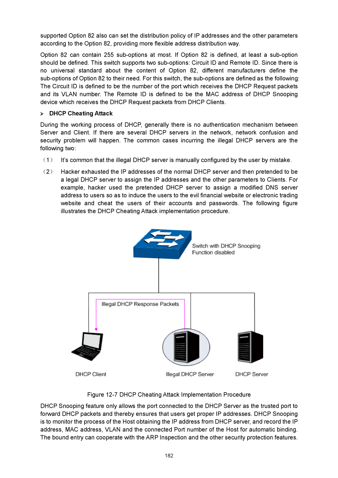 TP-Link TL-SG3424P manual  Dhcp Cheating Attack, Dhcp Cheating Attack Implementation Procedure 