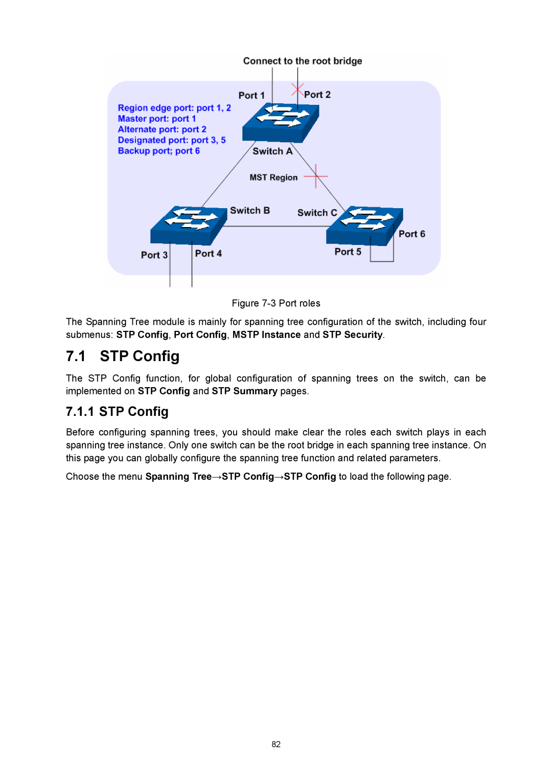 TP-Link TL-SG3424P manual STP Config 