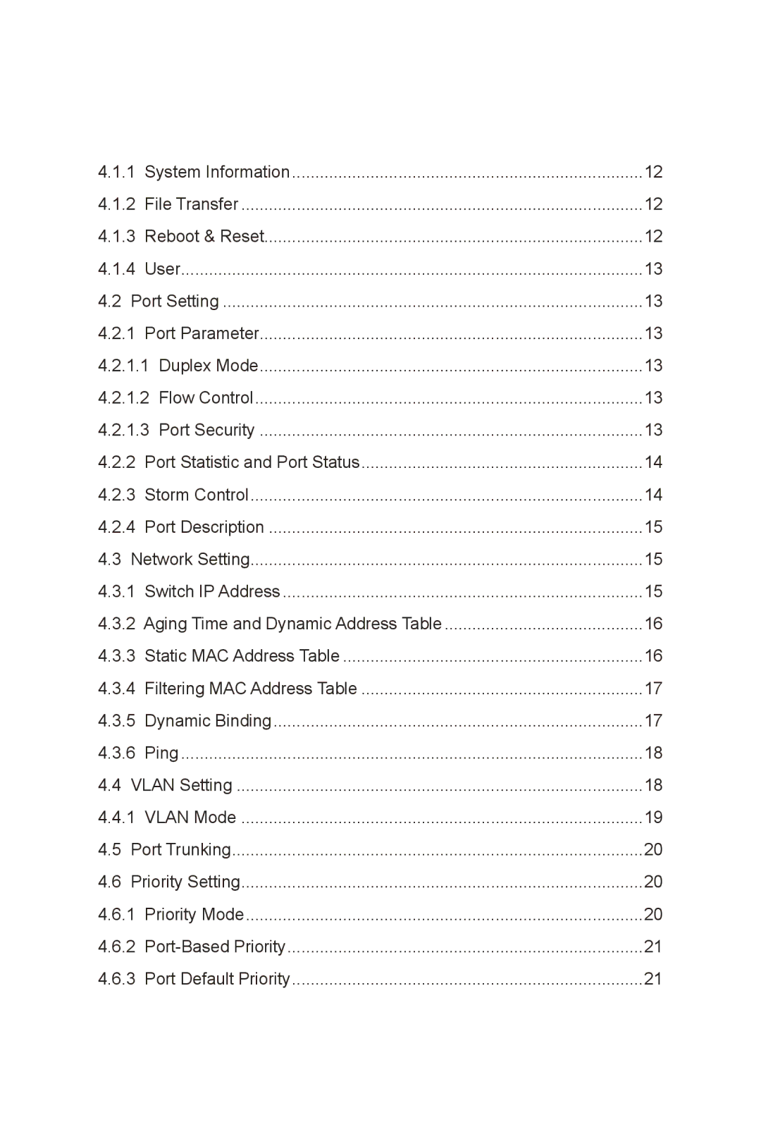 TP-Link TL-SL2210WEB, TL-SL2452WEB, TL-SL2218WEB, TL-SG2109WEB, TL- SL2428WEB manual Aging Time and Dynamic Address Table 